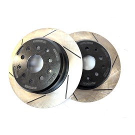 Racing Brake Slotted Rotor Set for 93-98 Toyota Supra Turbo Rear Rotors, light weight