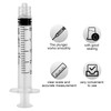 2ML Syringes with 20G Blunt Tip Needles, 10Pcs Shot Syringes
