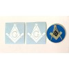 Auto Plus Masonic Car Auto Emblem Self Adhesive. 2” Size