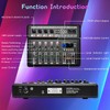 6-Channel Audio Mixer for PC, SX-6iu Mixing Console with XLR