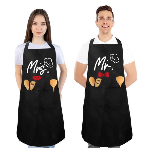 Diulinep Apron - Mr & Mrs Gifts, Couple Aprons, Kitchen