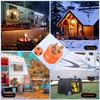 Nilight 30 Amp to 30Amp RV Power Adapter 3Prong Generator