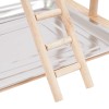 3 Tiers Wooden Parrots Rack Bird Playing Stand Freestanding Pet