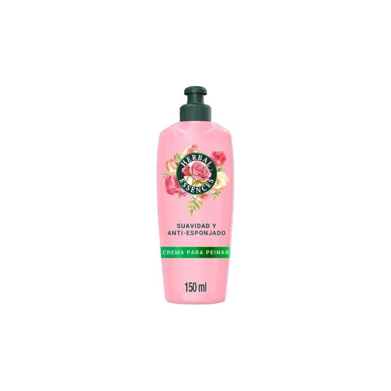 HERBAL ESSENCES, Crema para Peinar Suavidad y Anti-Esponjado, Aroma con