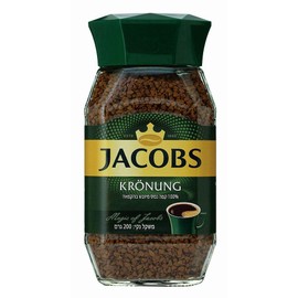 Jacobs Original Kronung Instant Granulated Coffee Kosher In Jar 200gr