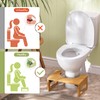 AmazerBath 7 Inches Bamboo Toilet Stool Squat for Adult, Foldable