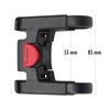 KLICKfix handlebar adapter packed, black, universal, suitable for handlebars with