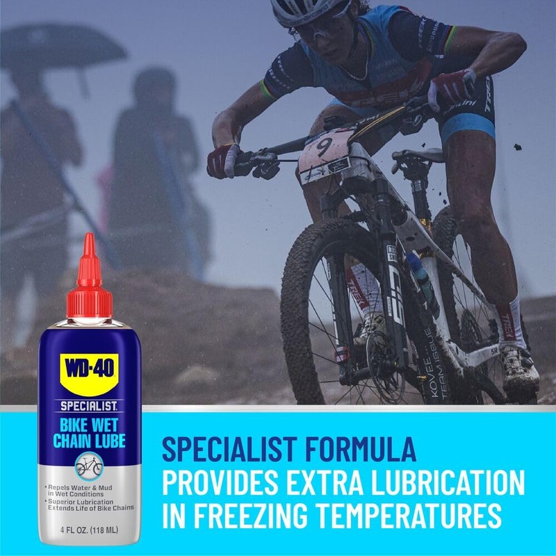 WD-40 Specialist Bike Wet Chain Lube, 4 OZ