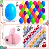 LEASEN Easter Egg Fillers with Bunny 36 Pcs, Easter Basket