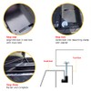Truck Tool Box Mounting Kit Aluminum Alloy J Hooks Pickup
