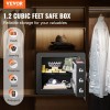 1.2 Cubic Feet Steel Security Home Safe Digital Keypad Fire-Proof