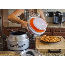 CanCooker Collapsible Plastic Batter Bowl | Mess-Free Breading Shaker Container & Mixer | Ideal for Fish Fry, Fried Chicken, Onion Rings, Wings & More