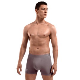 ABananaCover Premium Men's Naked Feeling Air Micro Modal Boxer Briefs - Superior To Cotton Underwear - 3X Softer Than Cotton - 3" Snug-Fit Athleisure Mens Underwear Trunks - Nickel Violet, Small