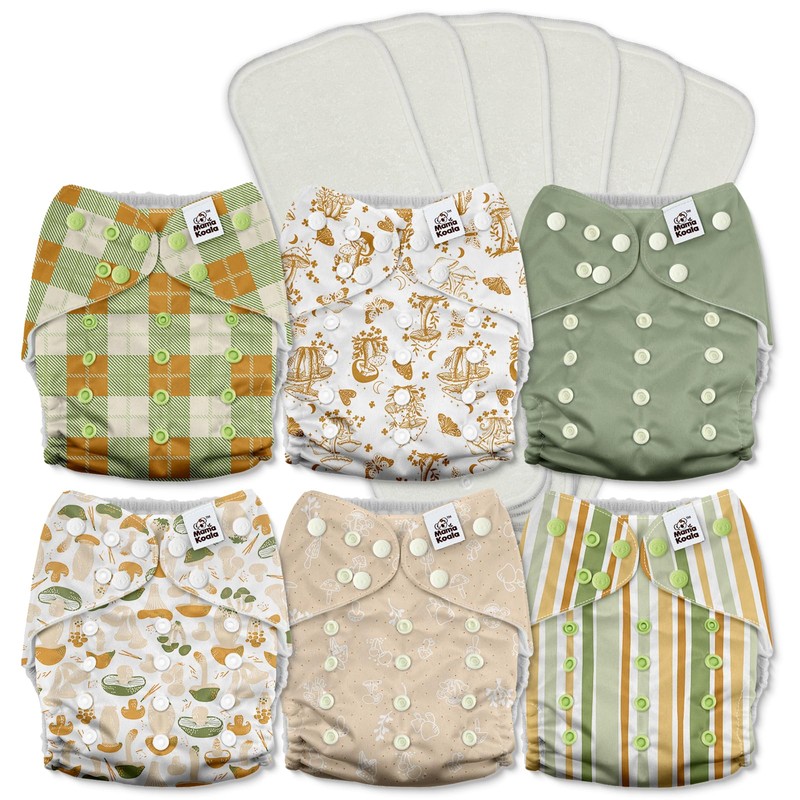 Mama Koala 3.0 Pocket Cloth Diapers for Babies with AWJ