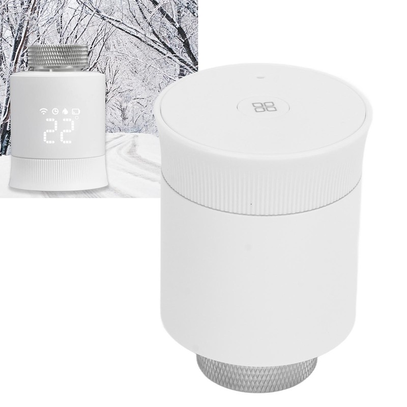 Radiator Thermostat Smart Heating Digital for Zigbee APP Remote Voice