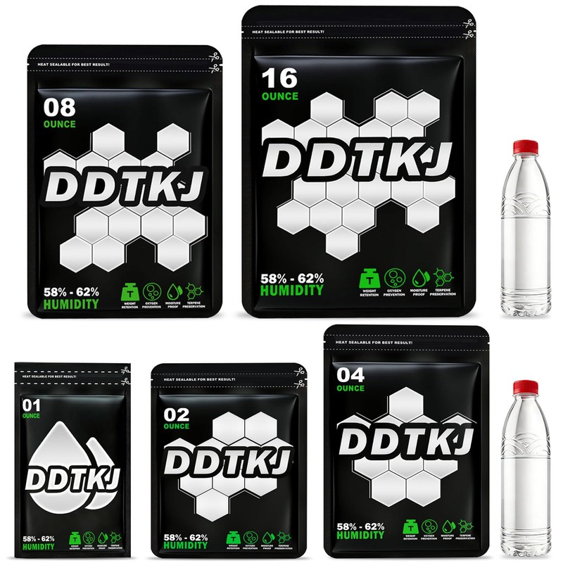 1 OZ Humidity Control Terp Bags Curing Storage Pouches(50, 1