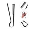 SAFIGLE 2Pcs Shaped Hair Combs for Straightening and Styling Professional