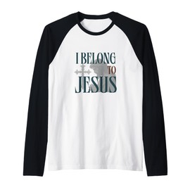 I Belong to Jesus is My Boss Christ Revival for Christ Jesus Raglan Baseball Tee