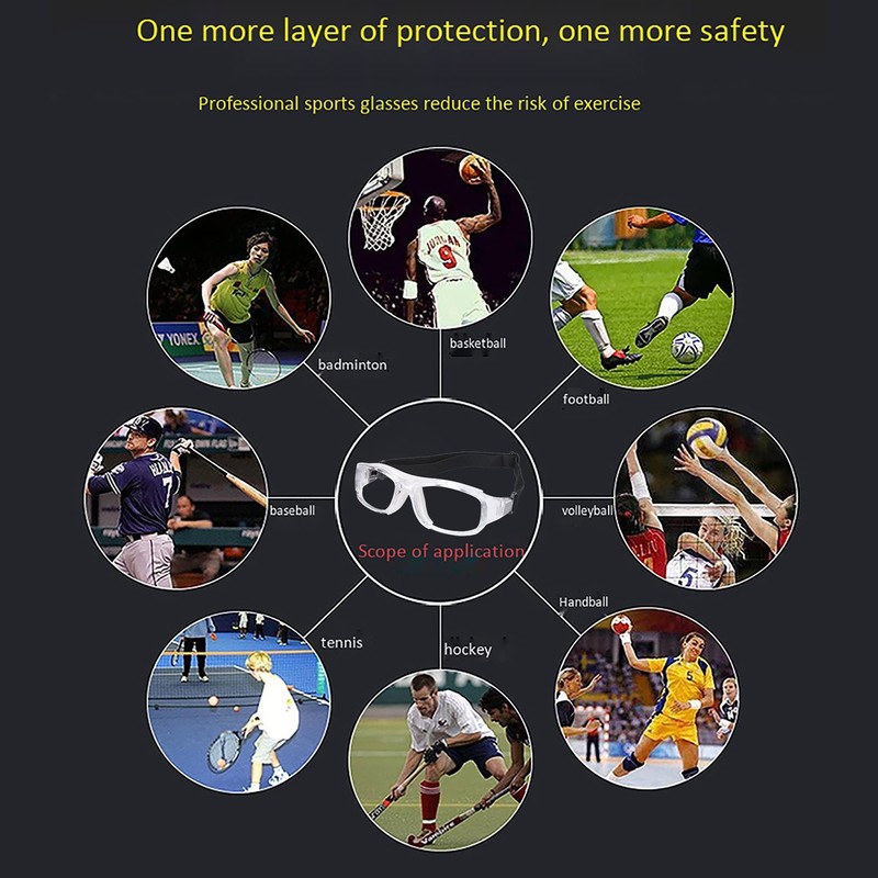 SooGree Sport Goggles Glasses Squash & Racquetball Goggles Basketball Glasses