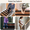 INMOZATA Stair Edge Trim, 40FT Vinyl Anti-Slip Stair Nosing, Waterproof