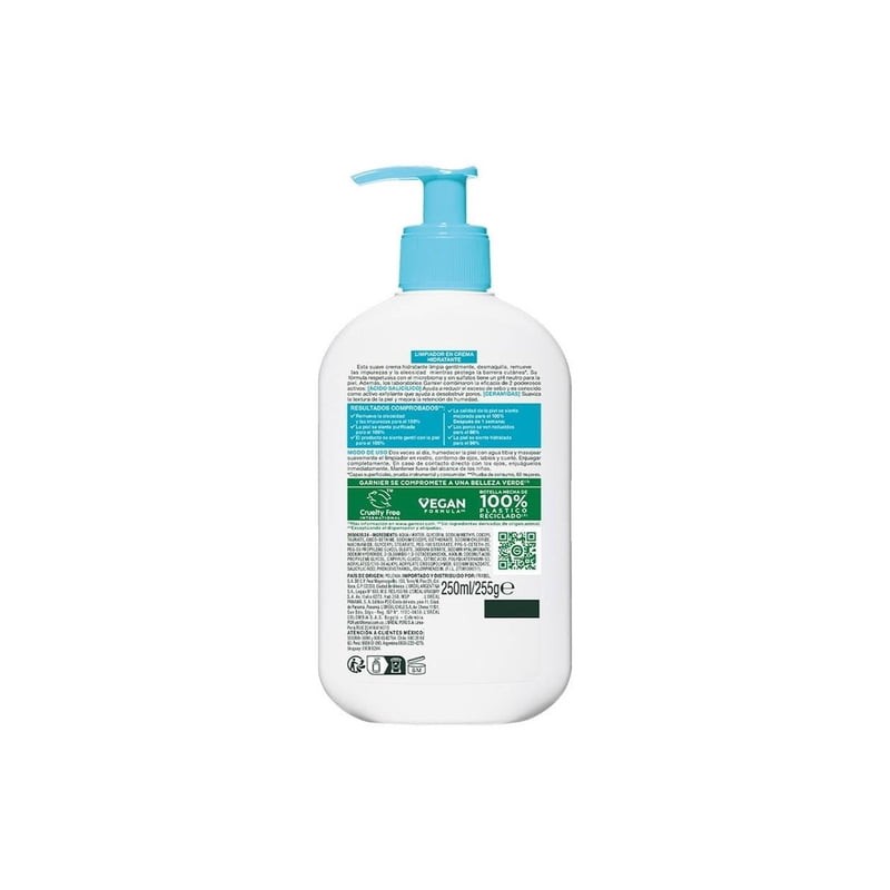 Limpiador facial Garnier skin active express aclara anti imperfecciones 250ml