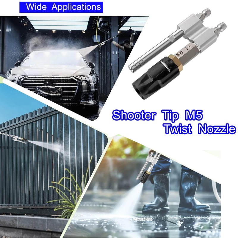 Shooter Tip M5 Twist Nozzle, Long Range Soap, M5 Twist
