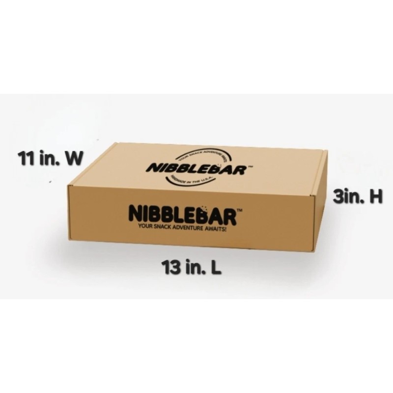 NIBBLEBAR Variety Snack Box Care Package (50 Count)