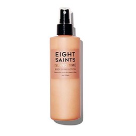 Eight Saints Island Time Body Spray Lotion, Natural and Organic Body Lotion for Dry Skin, Protects, Nourishes, and Hydrates, 8 Ounces