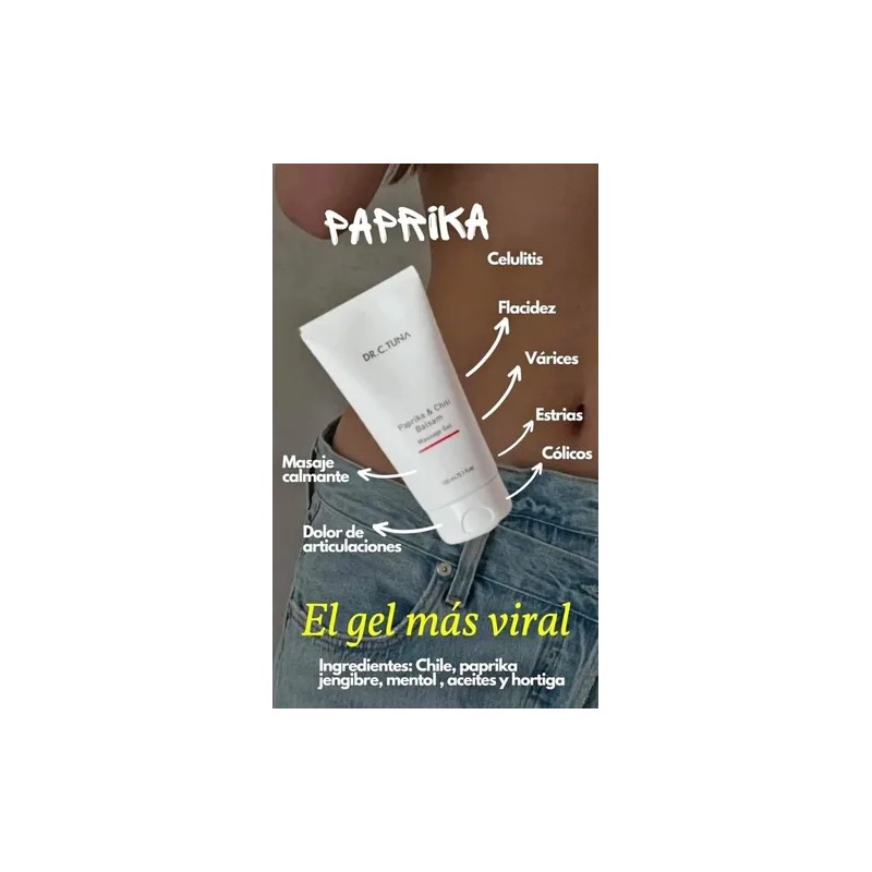 Gel Masaje Reductor Paprika, Sculpting,exfoliante/farmasi