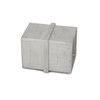 Stainless Steel 316 2-Way Structural Fitting Handrail Connector 180 Degree