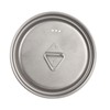Outdoor Drinking Cup with Foldable Handle Titanium Mug with Lid