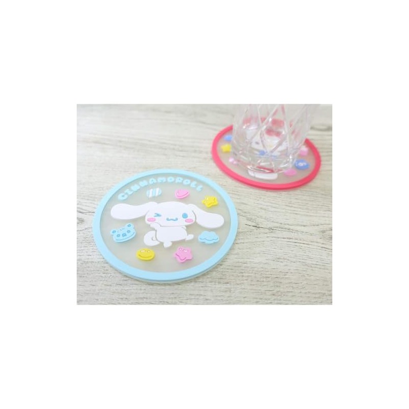 Cinnamoroll [Tableware] Clear Rubber Coaster Sanrio