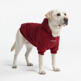 Spark Paws Dog Hoodie – Premium Dog Sweater for Small, Medium, and Large Dogs | Warm Outfits for French Bulldogs, Pitbull, Puppy, Winter Jacket Alternative - Burgundy - 3XL