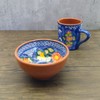Handmade Hand Painted Portuguese Pottery Soup Bowls – Set of