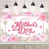AIBIIN Happy Mother's Day Banner Pink Mothers Day Backdrop for