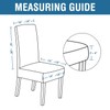 H.VERSAILTEX Velvet Dining Chair Covers Stretch Chair Covers for Dining