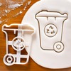 Set of 3 Trash Cutters (Trash Bin, Garbage Truck, Wheelie