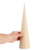 Pack of 6 Paper Mache Cones - Weighted Bottoms Cardboard