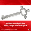 Multipick Universal Key Short [Made in Germany] Construction Key –
