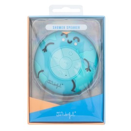 WONDEE Mr. Wonderful Bluetooth Shower Speaker with Suction Cup, IPX4 Waterproof, Shower and Pool Speaker with Powerful 360° Stereo Sound and Bluetooth 5.0 Original Design