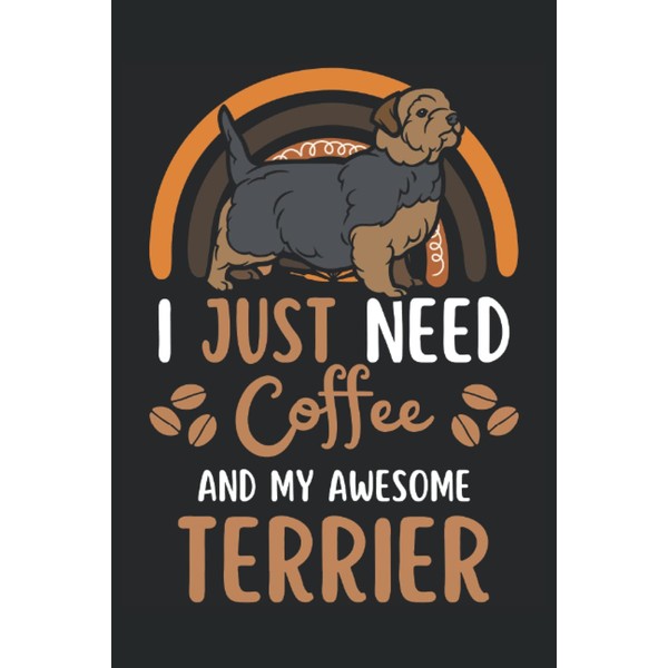Norfolk Terrier coffee cafe dog: 6"x9", Notes, Notebook, Journal, Diary,