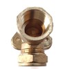 22mm x 3/4" Compression Wallplate Elbow