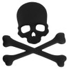 PRETYZOOM 4 Pieces Skull Emblem Stickers Skull Stickers Skull Stickers
