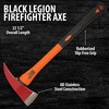 Black Legion Firefighter Axe | All-Stainless Steel Construction | Striking