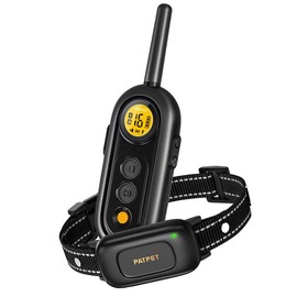 PATPET Dog Shock Collar for Small Dogs- Dog Training Collar with Remote with Beep Vibration Shock Modes for 10-100lbs