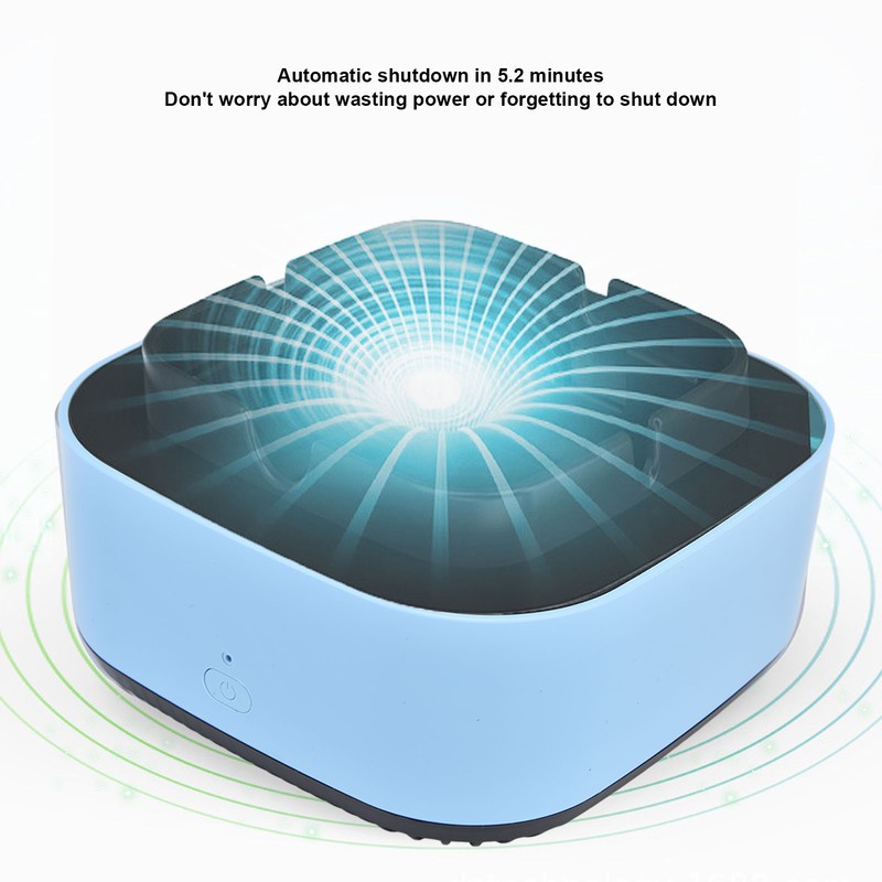 Ashtray Purifier Smokeless Multi Functional Battery Powered Negative Ion Air