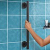 Lava Odoro Shower Grab Bar, Modern Stainless Steel Handicap Grab