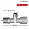 Kirchhoff 98625714 Angle Valve, Universal, ½ Inch Regulating Valve for