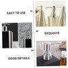 Zerodeko 6pcs Stainless Steel Lotion Soap Dispenser Pump Replacement for