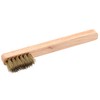 Promat Spark Plug Brush with Wood Handle, Brass Wire